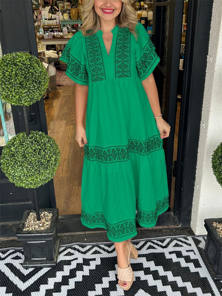 Danna | Airy Boho Midi Dress