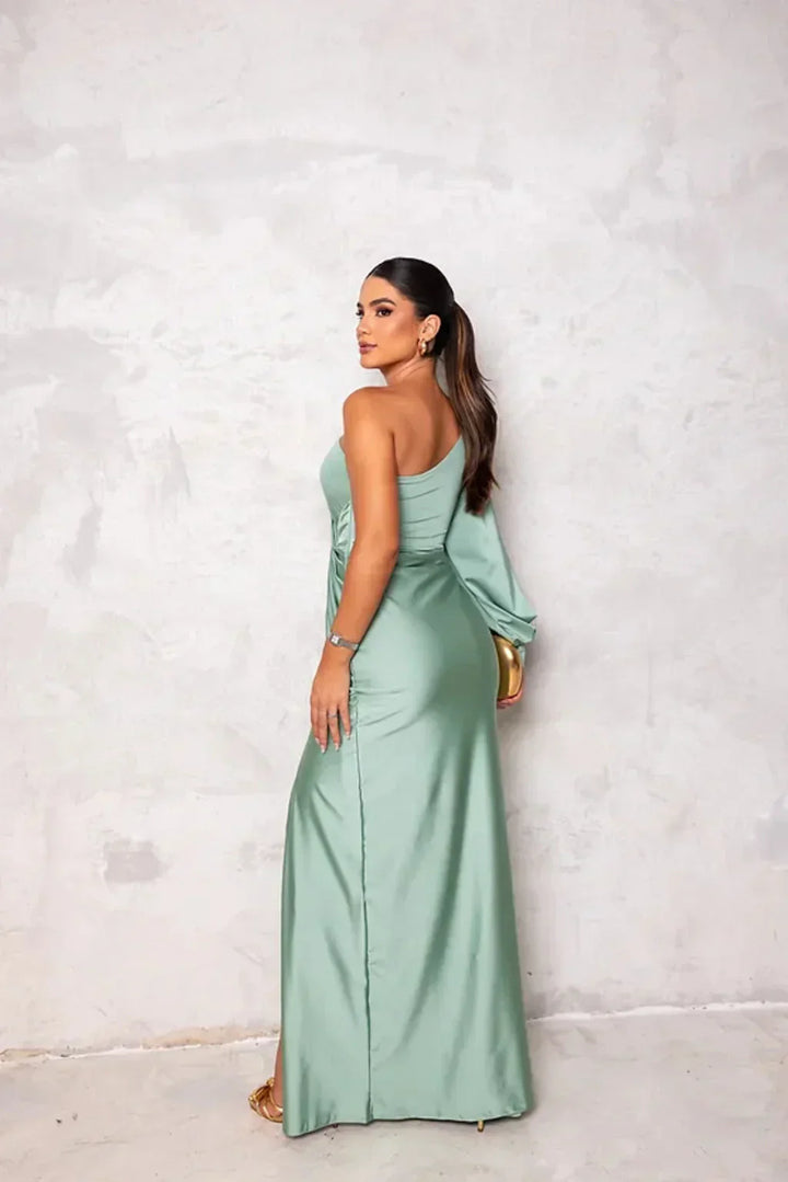 Alia | Elegant Slit Maxi Dress