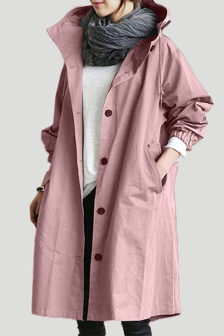 Lorraine | WATERPROOF HOODED TRENCH COAT