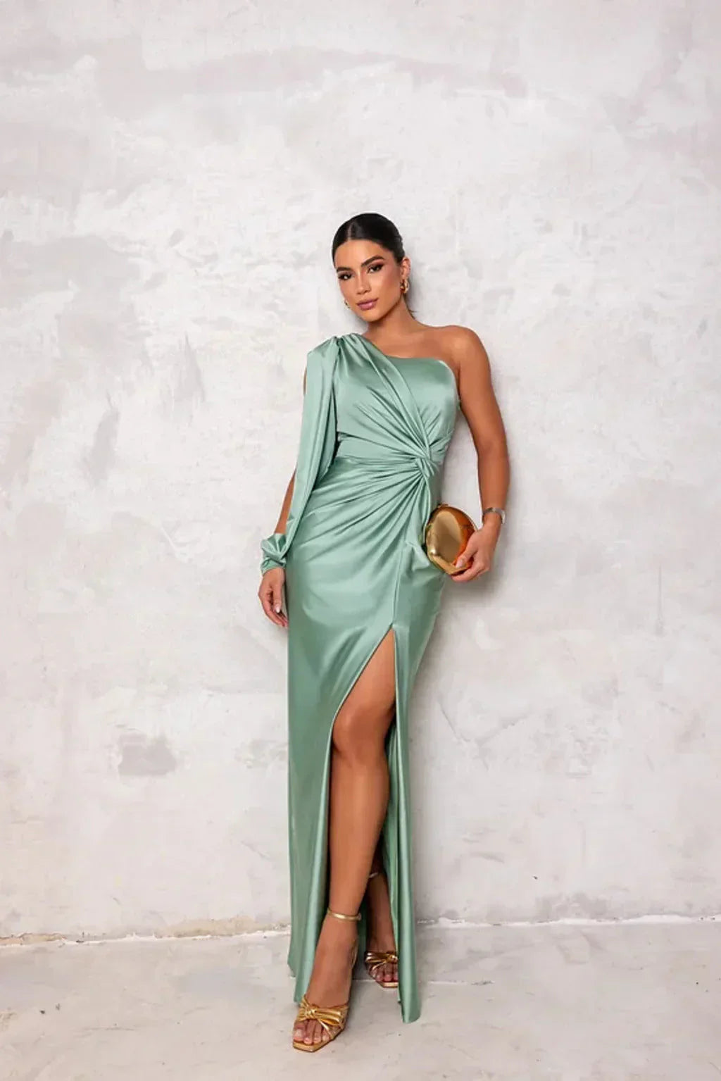 Alia | Elegant Slit Maxi Dress