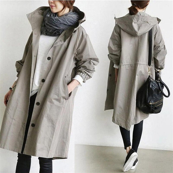 Lorraine | WATERPROOF HOODED TRENCH COAT