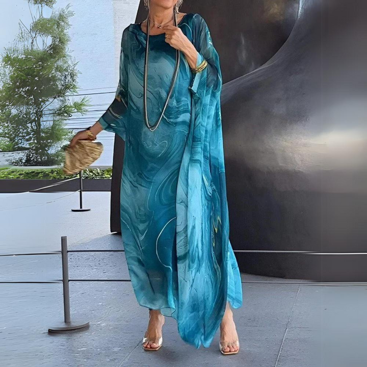 Elina | Radiance Silk Chiffon Dress