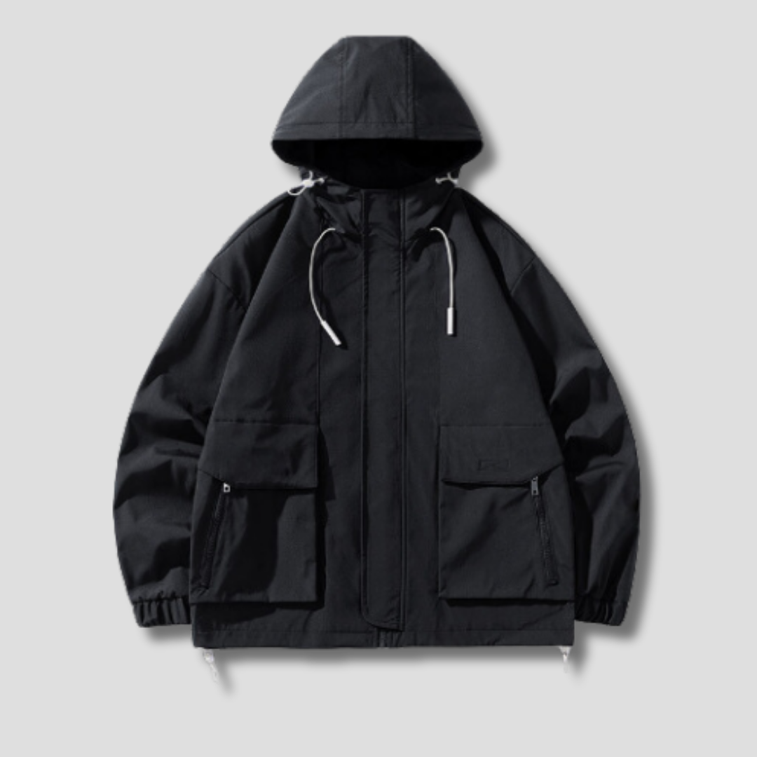 Nico | Men's Casual Oversized Weatherproof Hooded Jacket