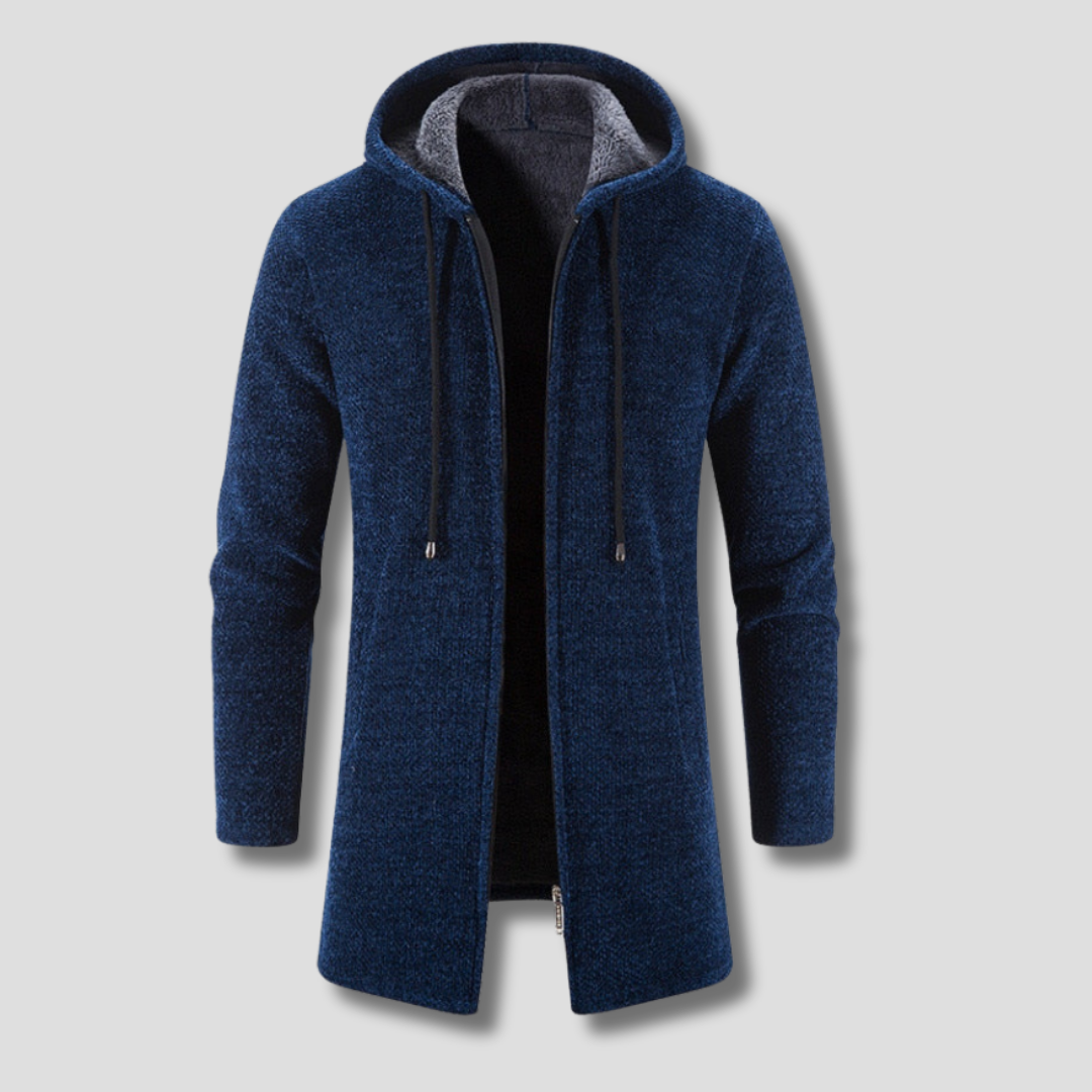 Christo | Men's Casual Long Hooded Jacket