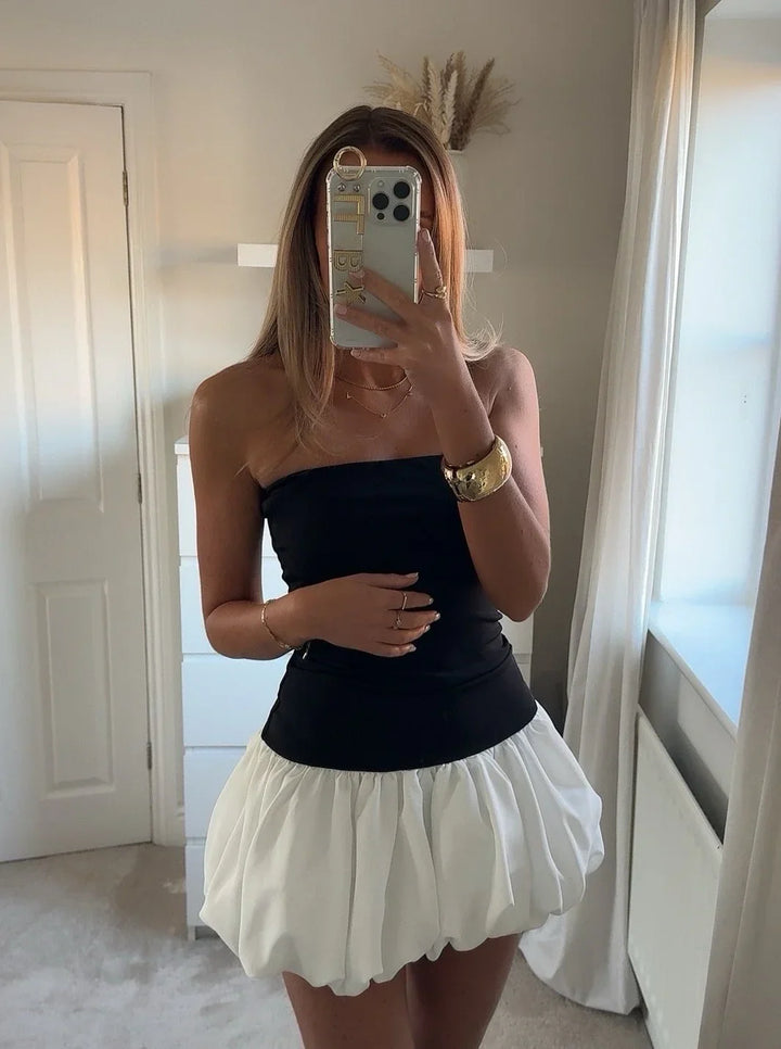 Bianca | Modern Bubble Mini Dress