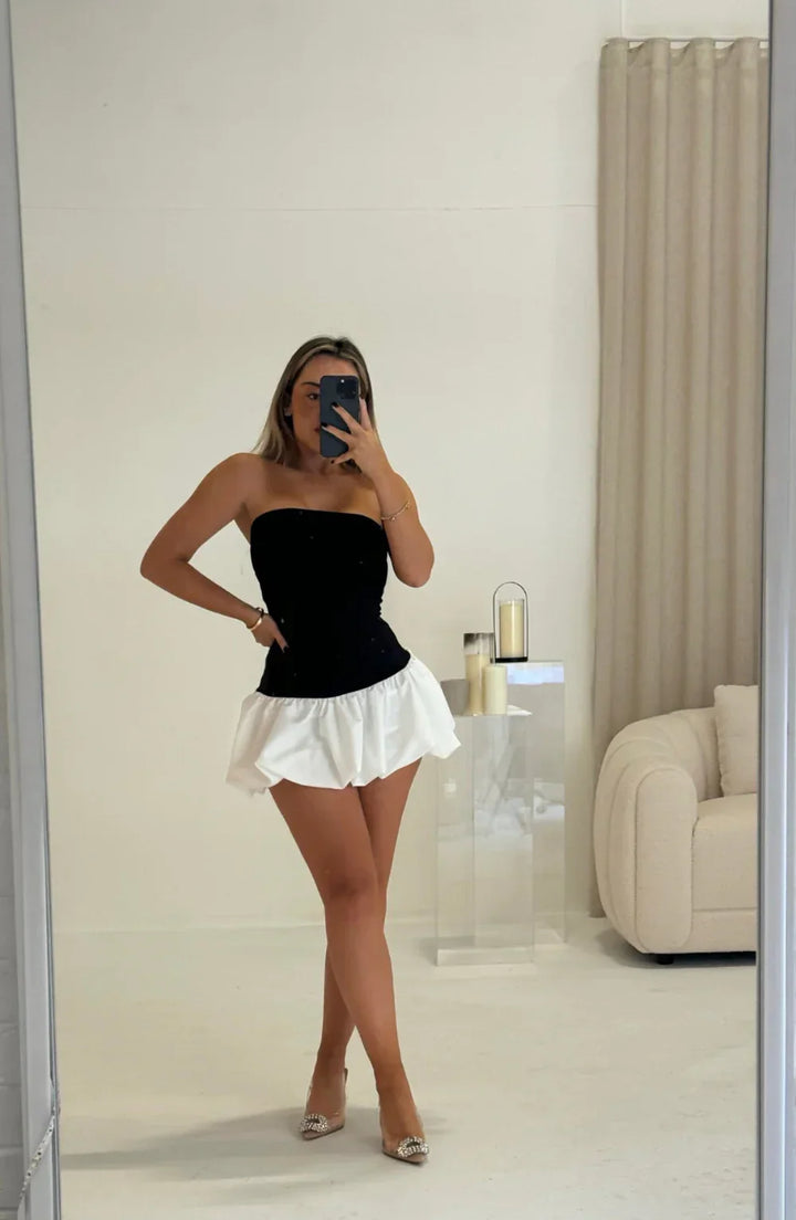Bianca | Modern Bubble Mini Dress
