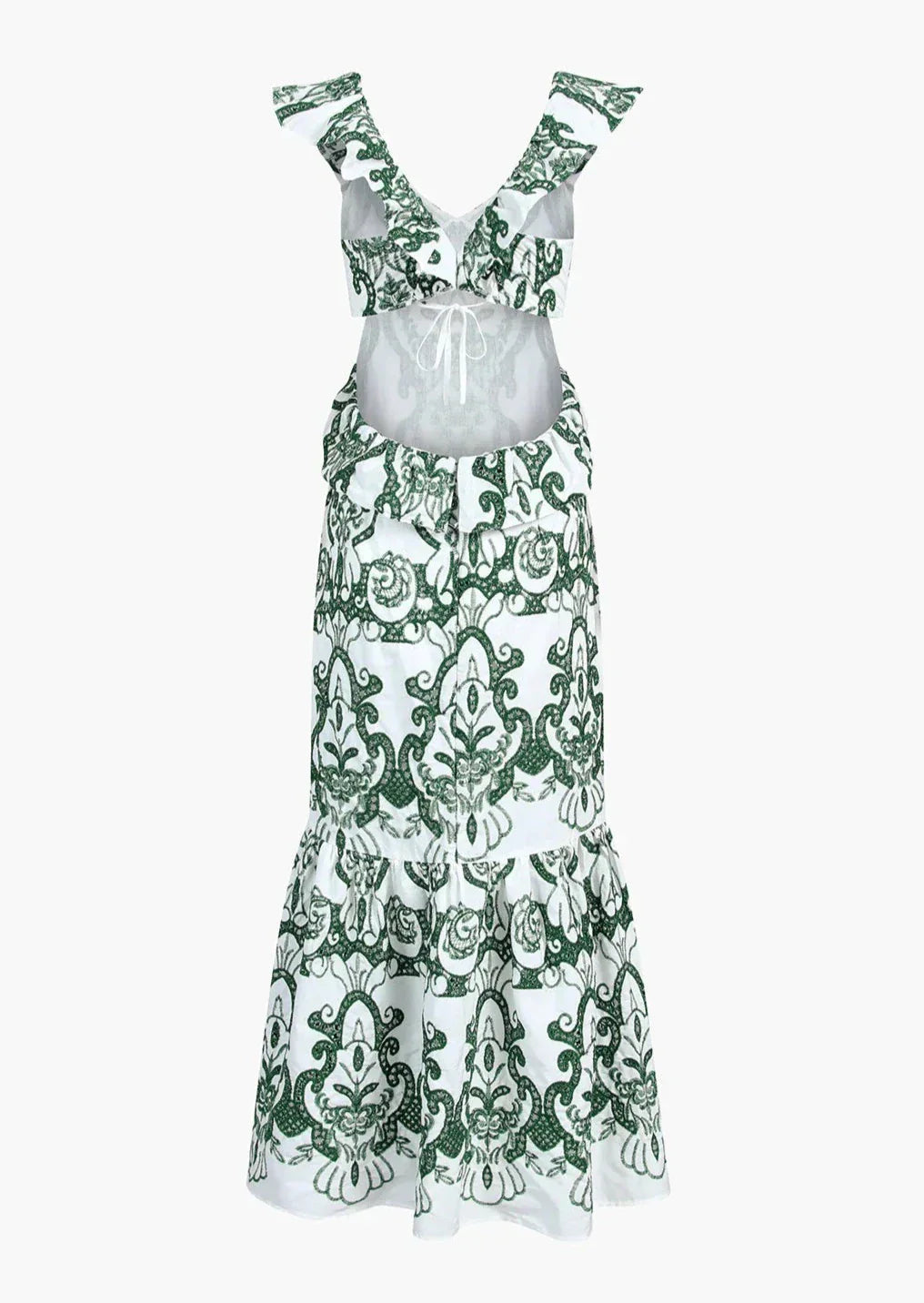 Cassie | Romantic Ruffled Maxi Dress