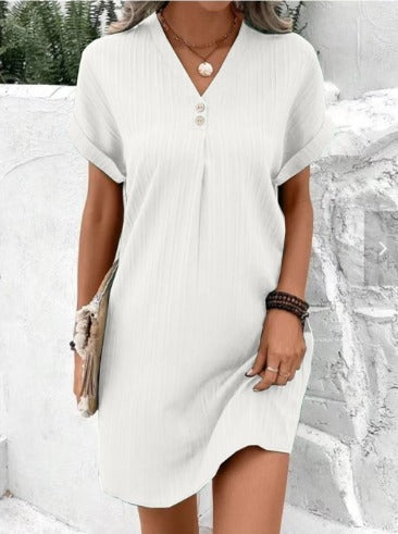 Maya | Graceful V-Neck Dress