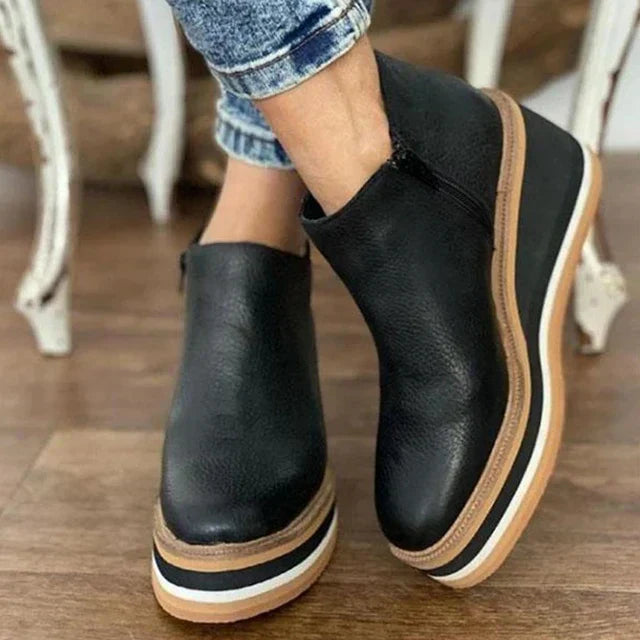Olivia | Platform Ankle Boots