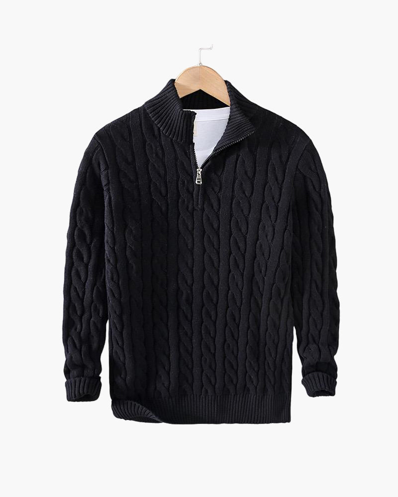 Alpine |  Half Zip Cable Jumper
