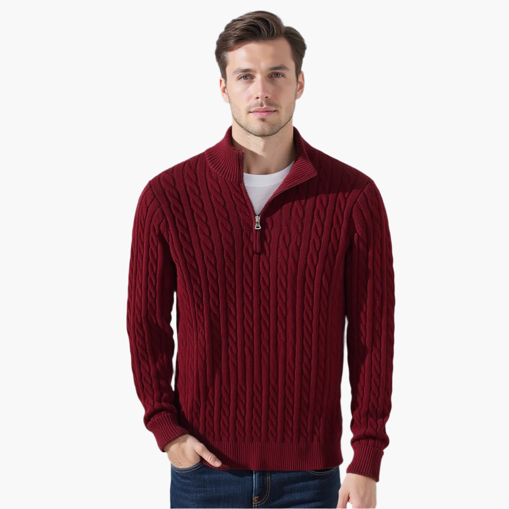 Alpine |  Half Zip Cable Jumper