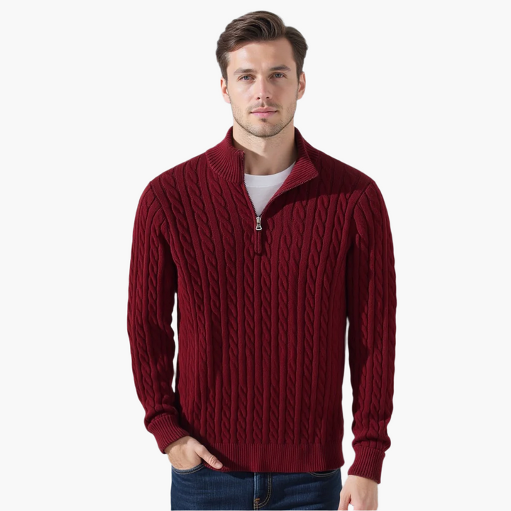 Alpine |  Half Zip Cable Jumper