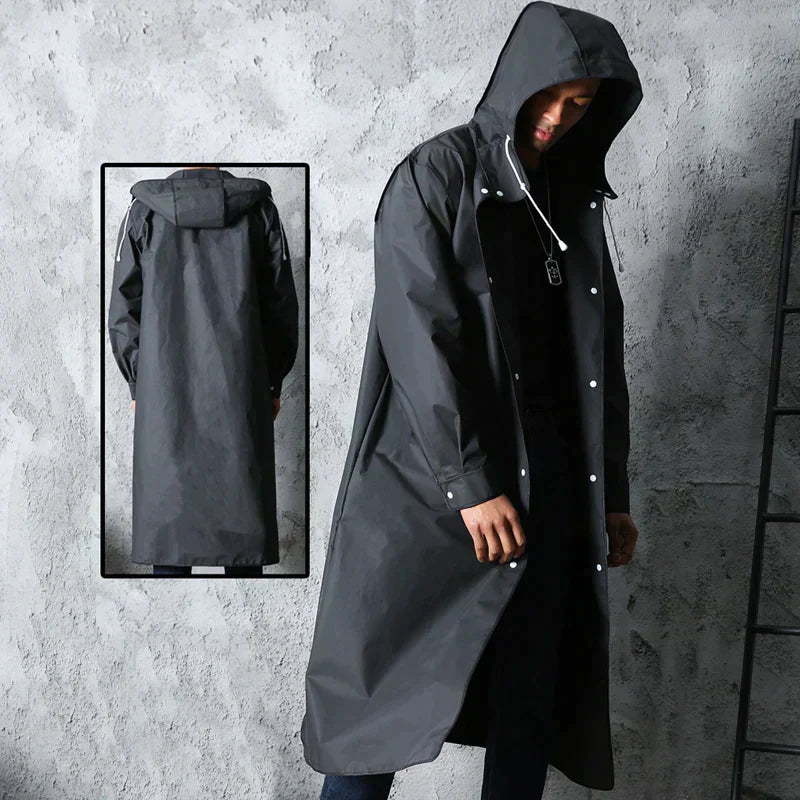 Pablo | Men's Waterproof Long Hooded Coat