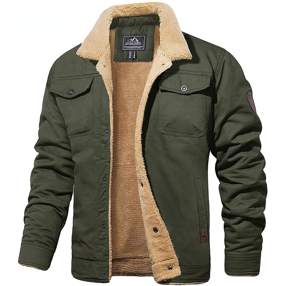 Evino | Men's Warm Rugged Winter Lined Jacket