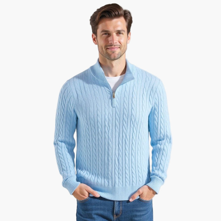 Alpine |  Half Zip Cable Jumper
