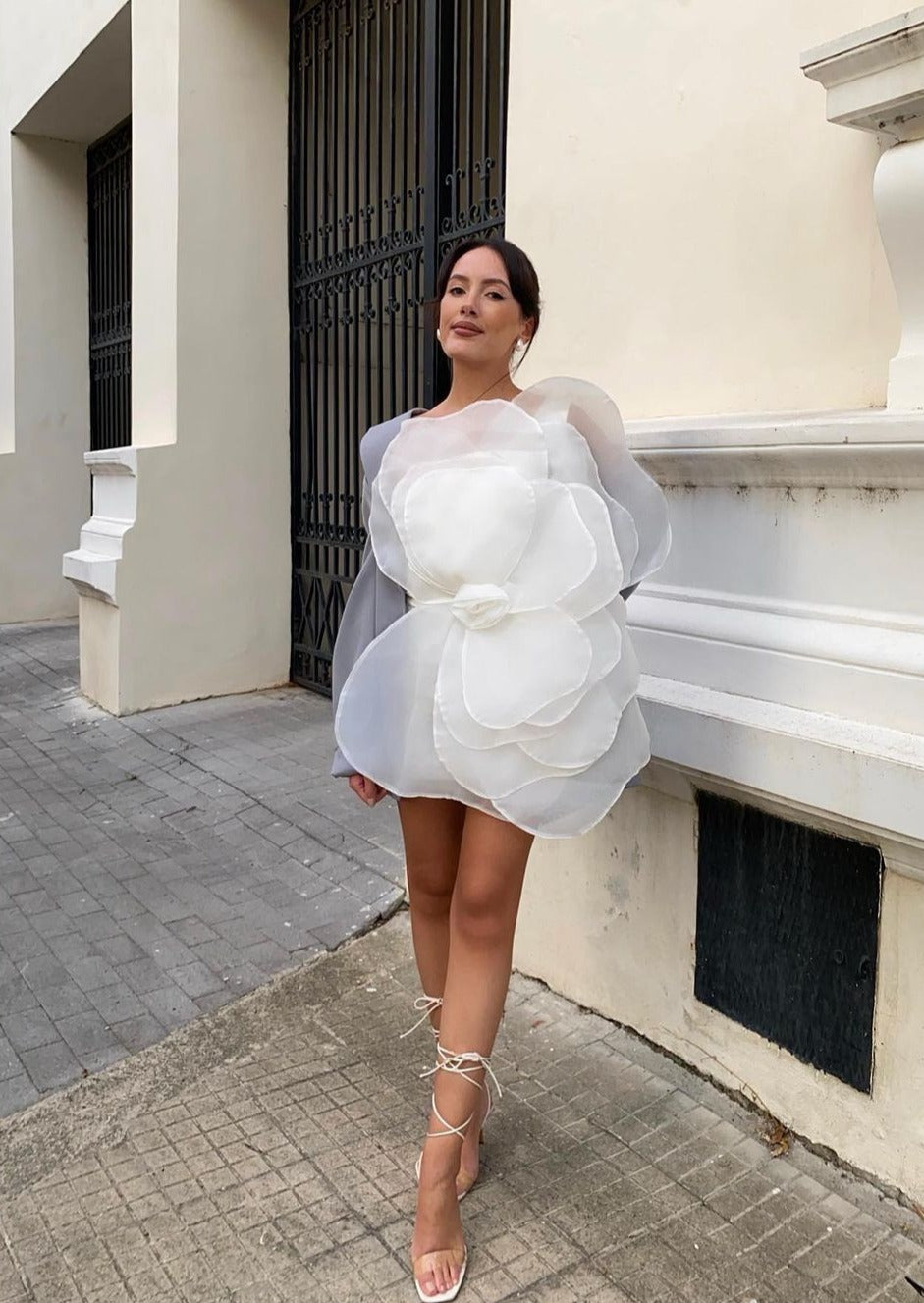 Bella | Dramatic Asymmetrical Mini Dress