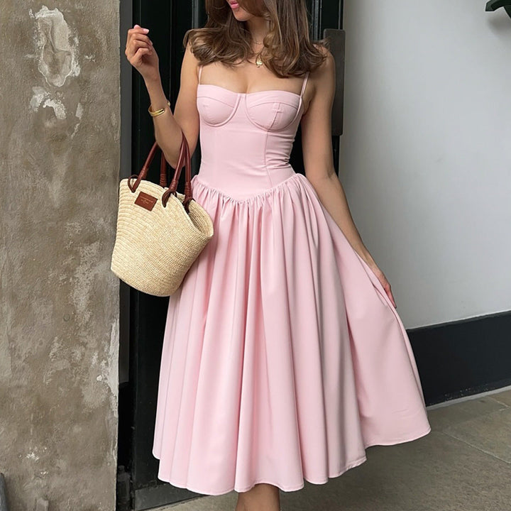 Veronica | Sculpted Bustier Midi Dress