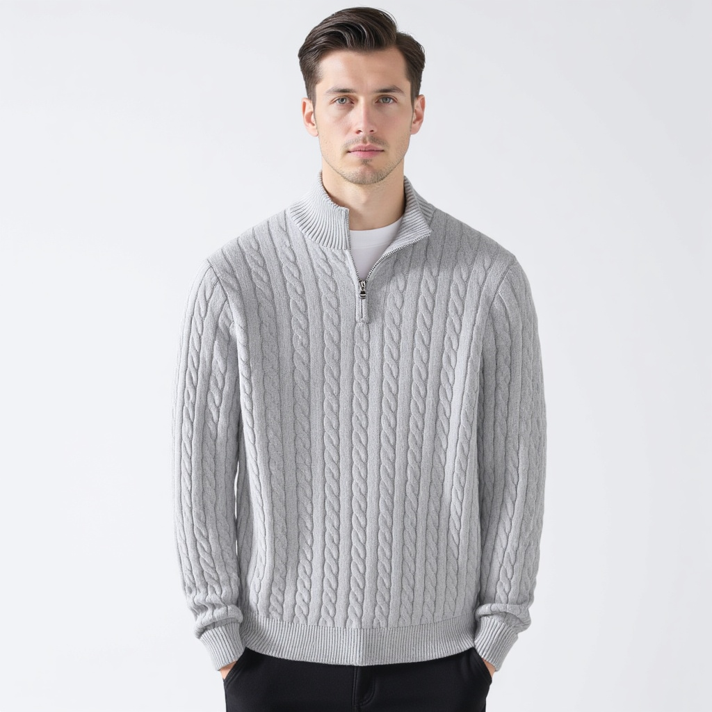 Alpine |  Half Zip Cable Jumper