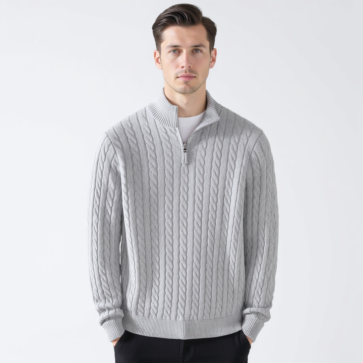 Alpine |  Half Zip Cable Jumper