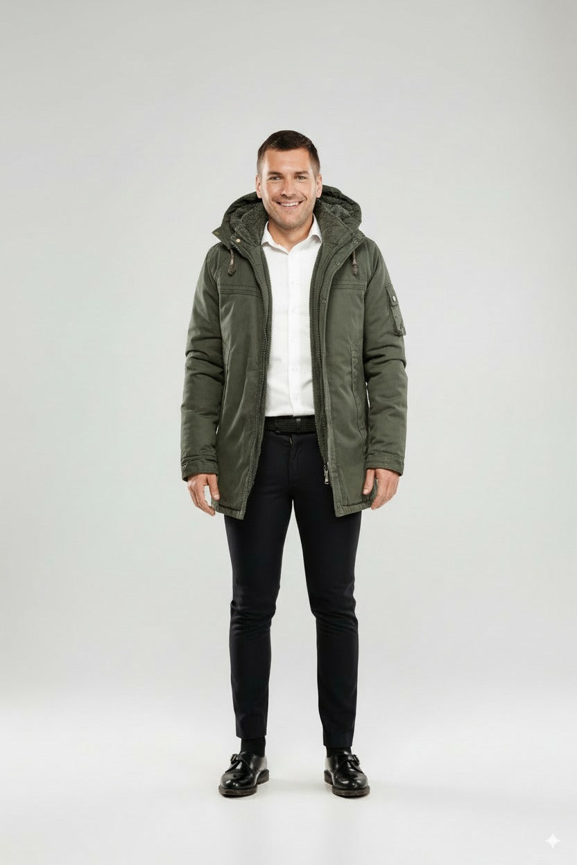 Rivas | Men's Casual Hooded Utility Jacket