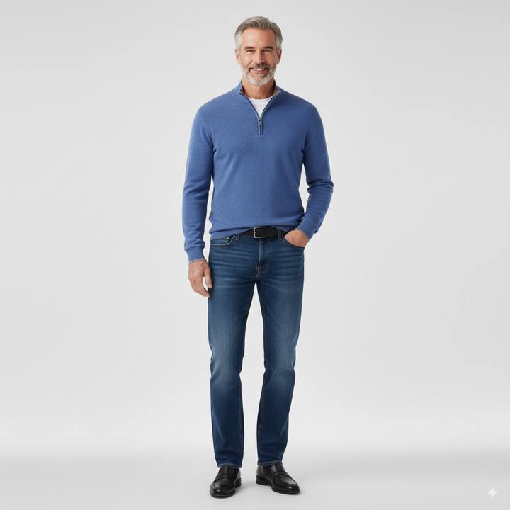 Oliver | Luxe Men's Half-Zip Jumper