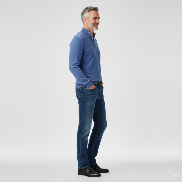 Oliver | Luxe Men's Half-Zip Jumper