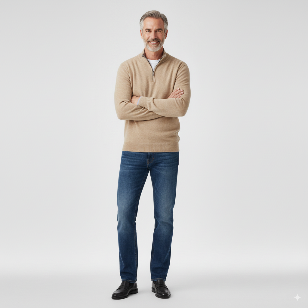 Oliver | Luxe Men's Half-Zip Jumper