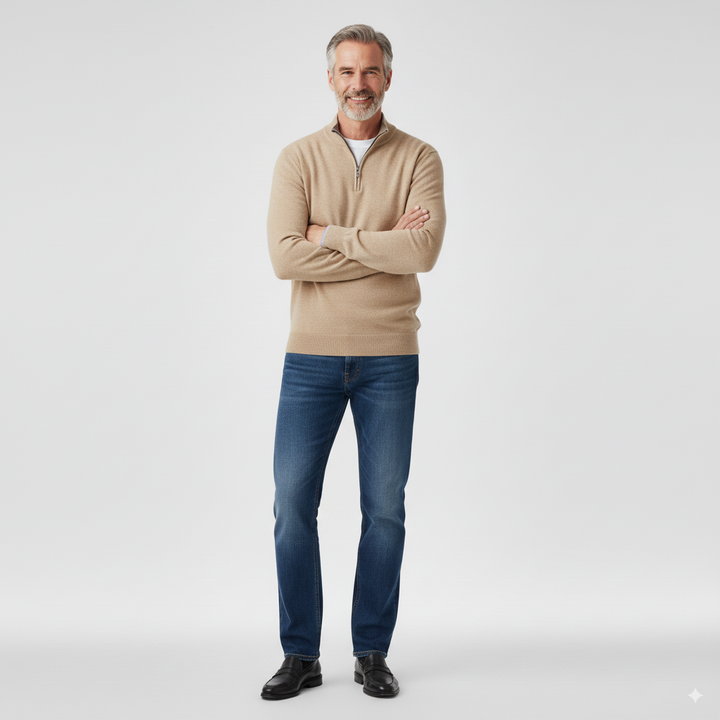 Oliver | Luxe Men's Half-Zip Jumper