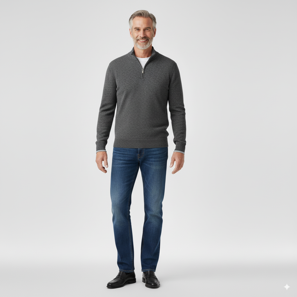 Oliver | Luxe Men's Half-Zip Jumper