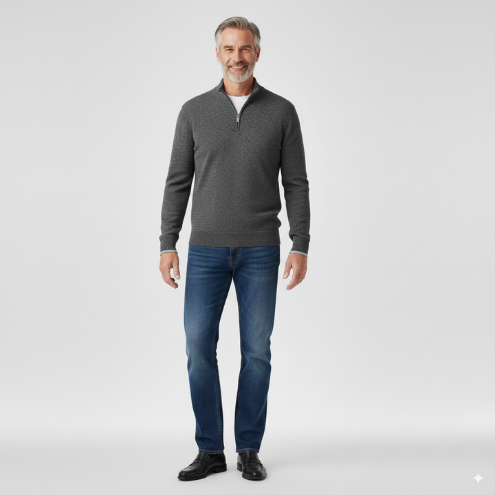 Oliver | Luxe Men's Half-Zip Jumper