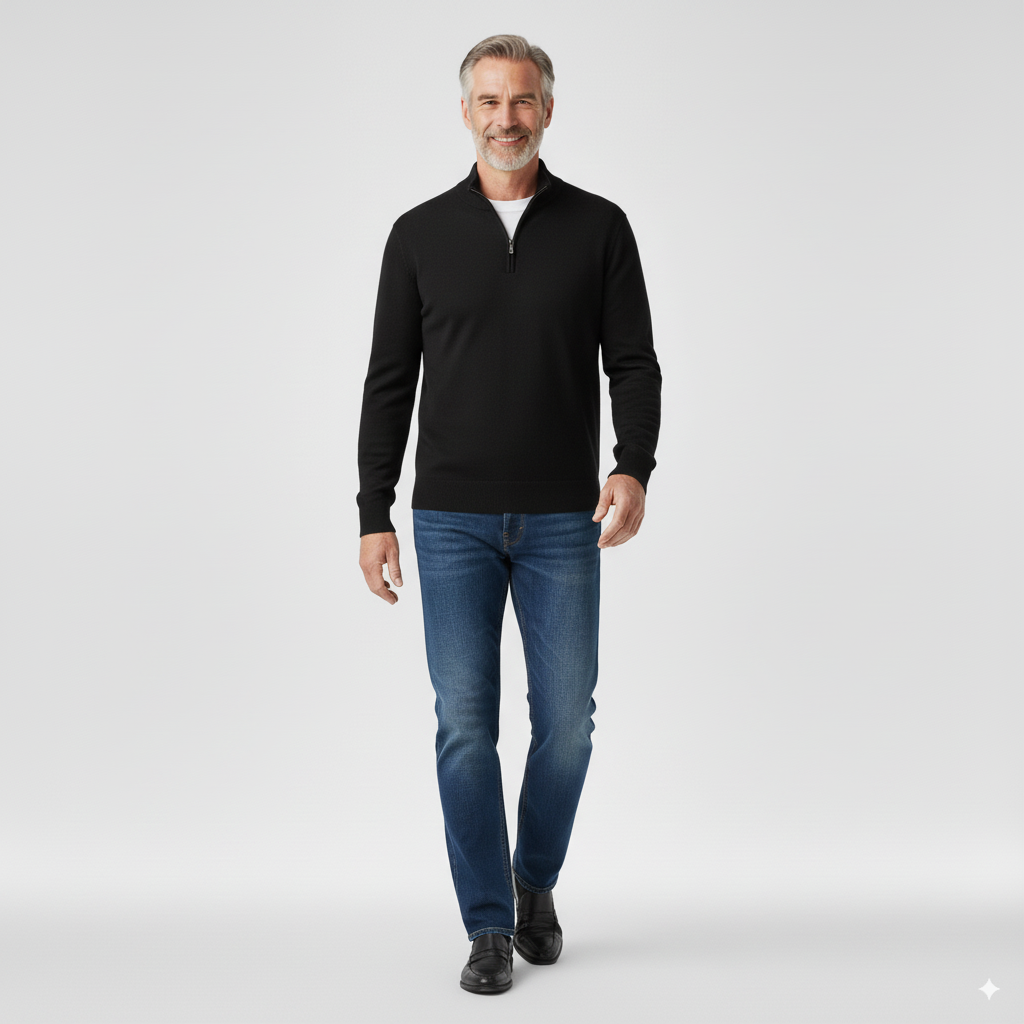 Oliver | Luxe Men's Half-Zip Jumper
