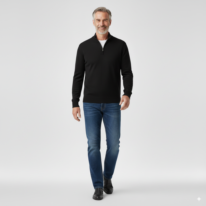 Oliver | Luxe Men's Half-Zip Jumper