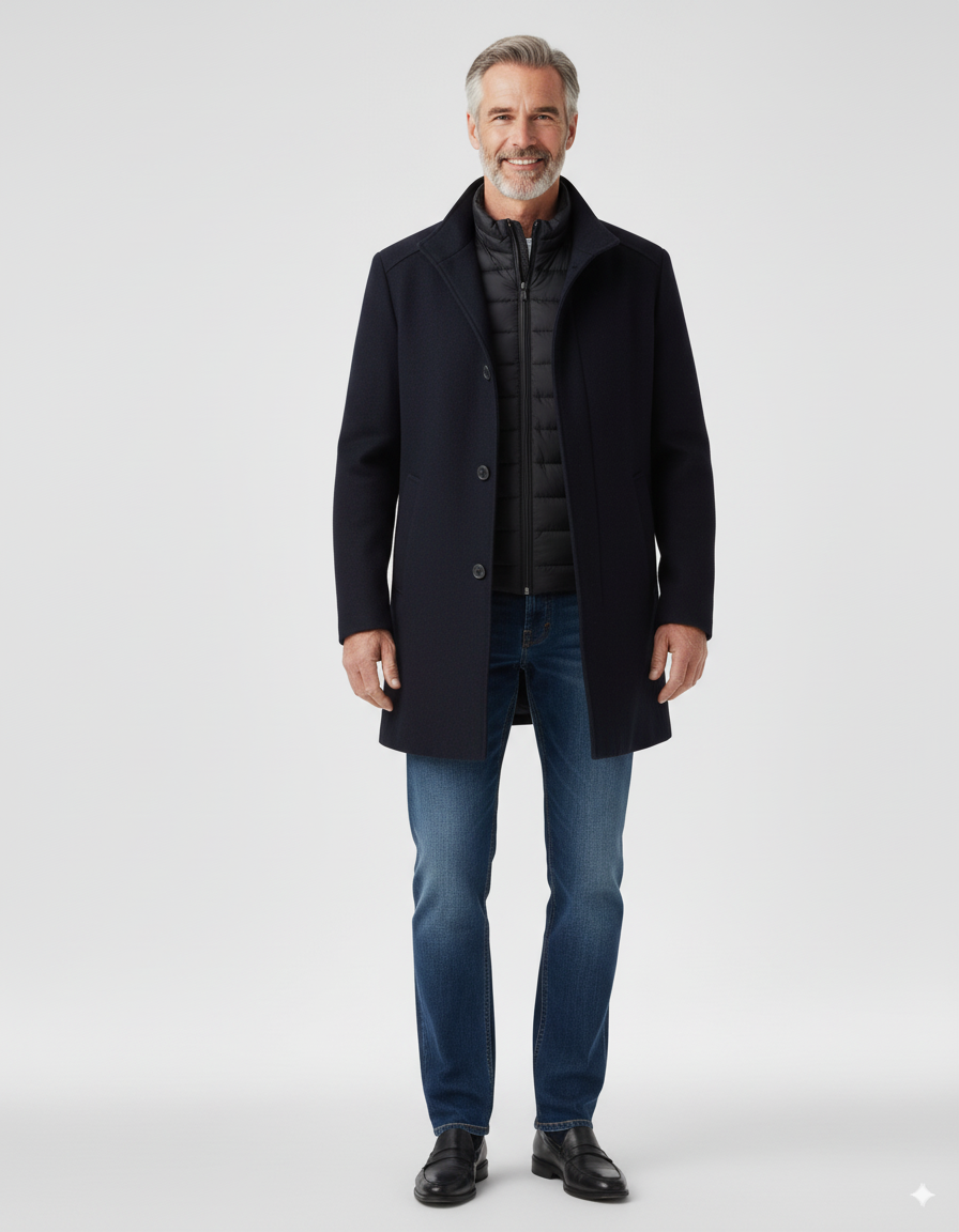 Kerr | Men's Stylish Button-Up Coat