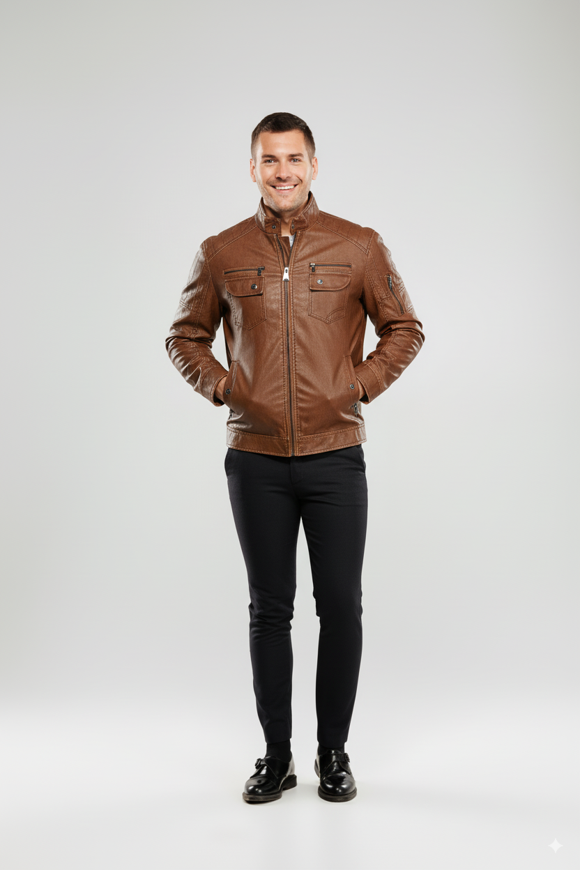 Highway Fleece Biker Jacket
