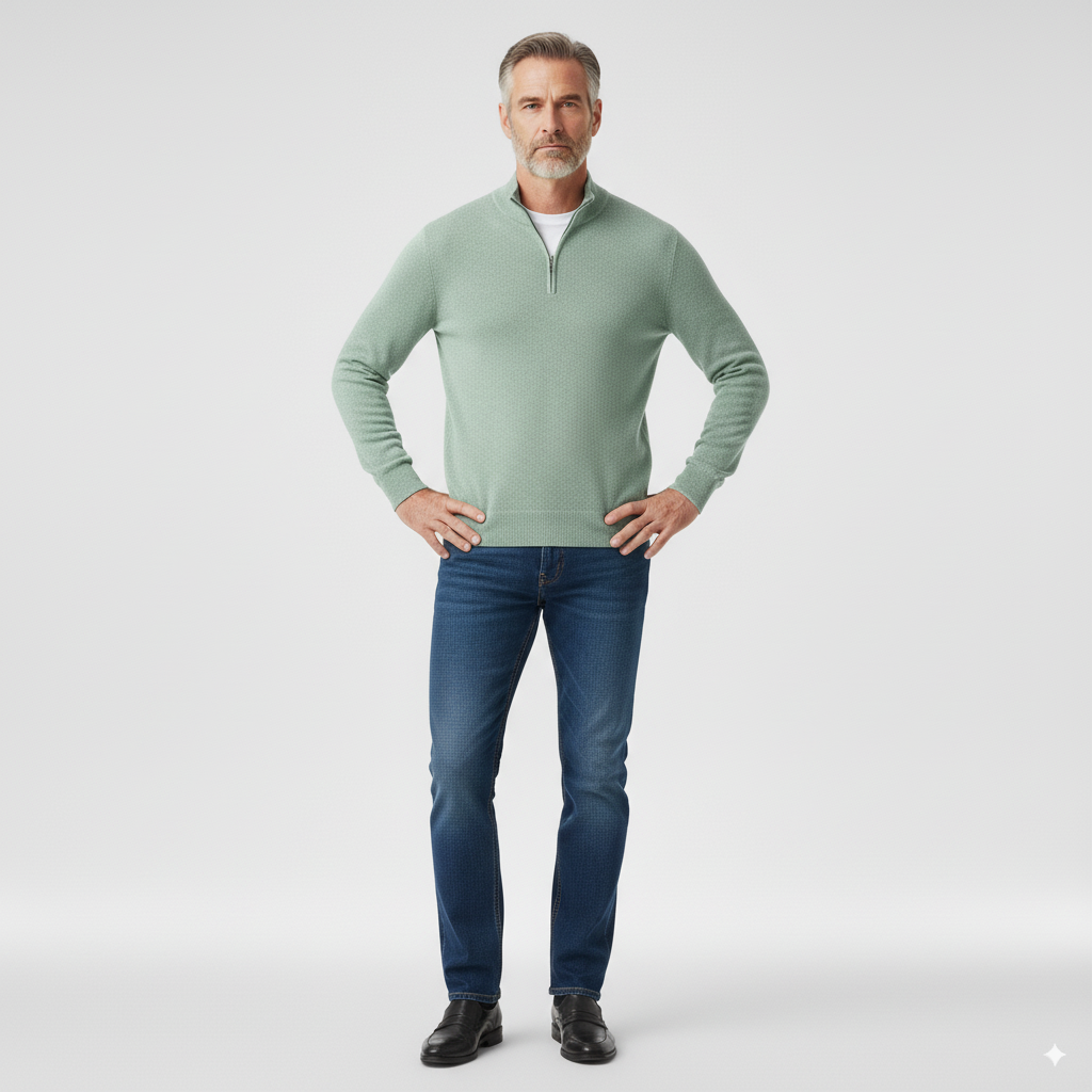 Oliver | Luxe Men's Half-Zip Jumper