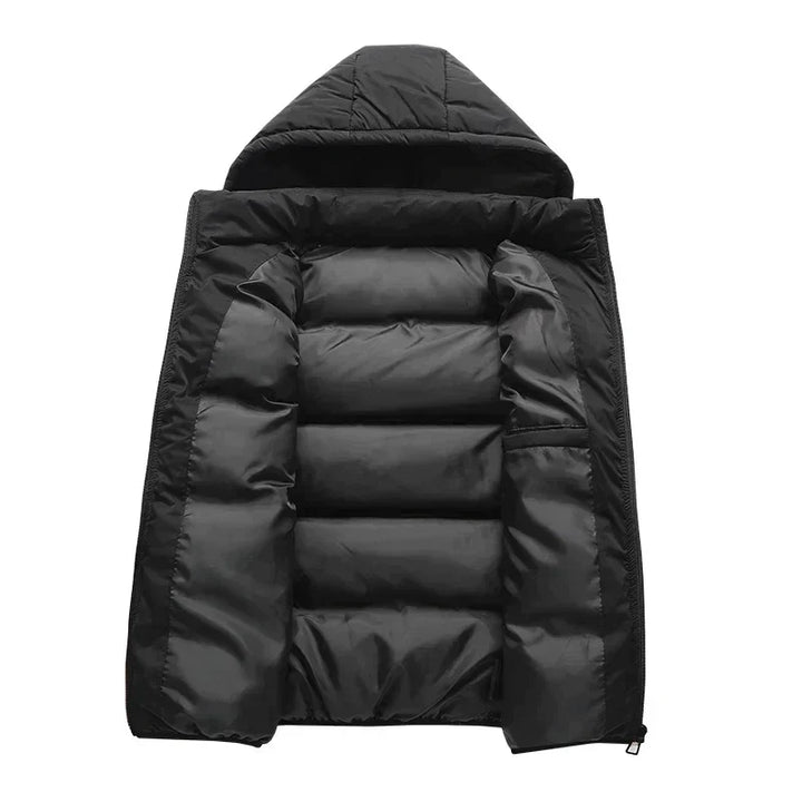 Megelito | Men's Winter Casual Hooded Puffer Vest