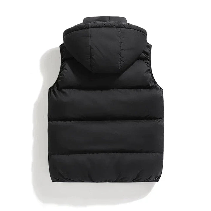 Megelito | Men's Winter Casual Hooded Puffer Vest