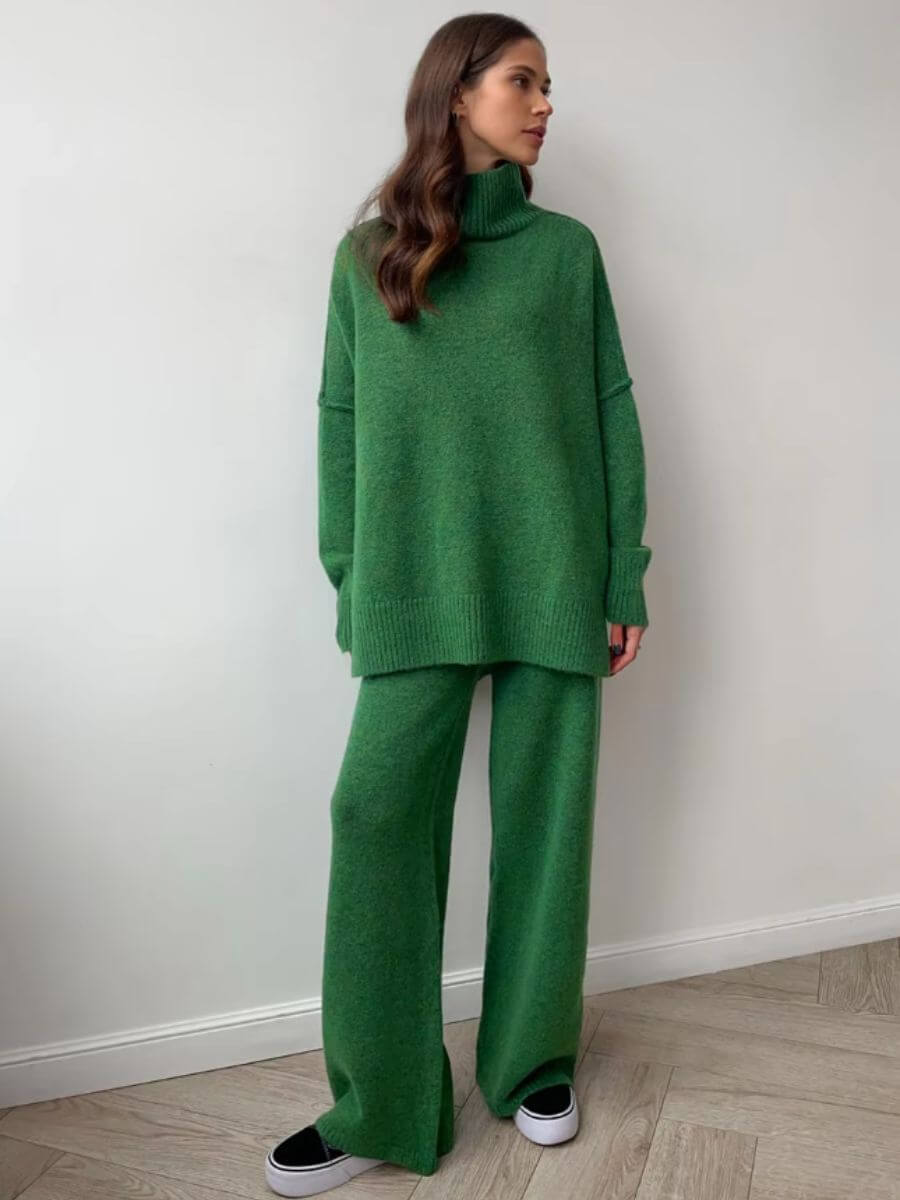 Harper | Turtleneck Soft Knit Set