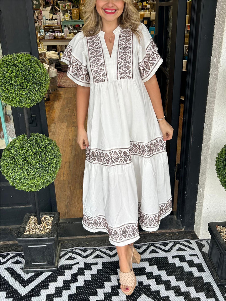 Danna | Airy Boho Midi Dress