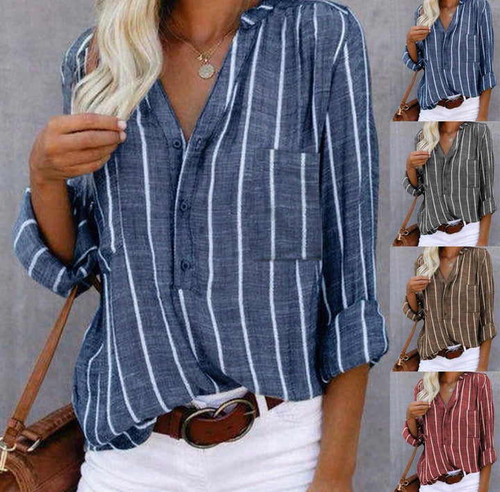 Tiara | Classic Striped Blouse