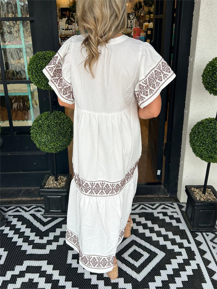 Danna | Airy Boho Midi Dress