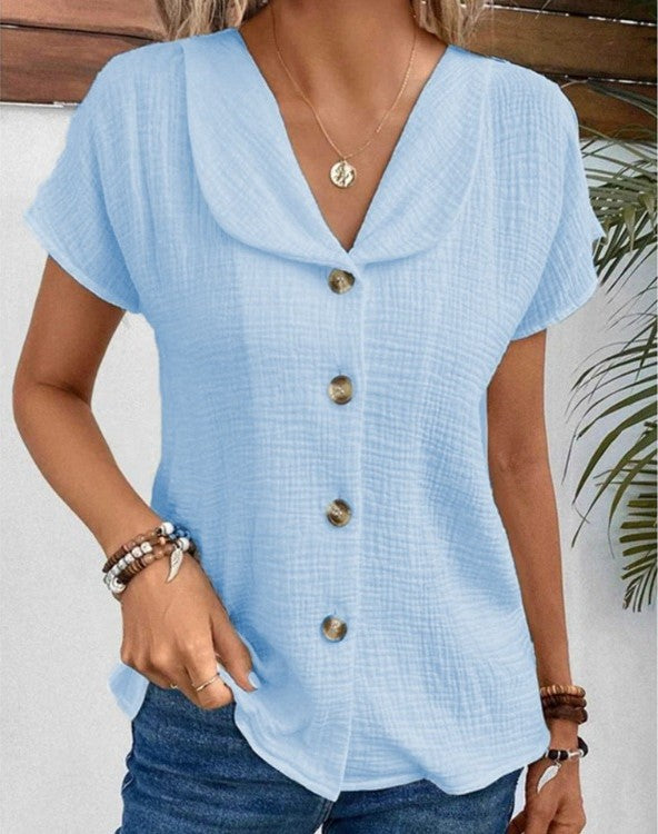 Sanya | Relaxed Button-down Blouse