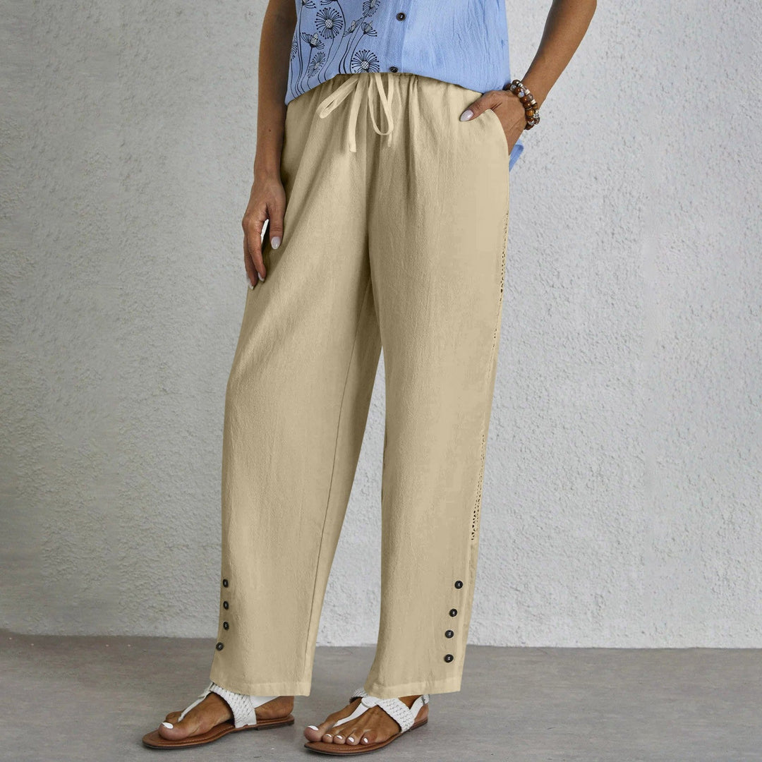 Alora | Comfortable Buttoned Pants