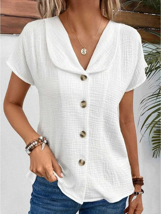 Sanya | Relaxed Button-down Blouse