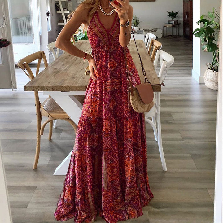 Breisha | Bloom Boho Maxi Dress