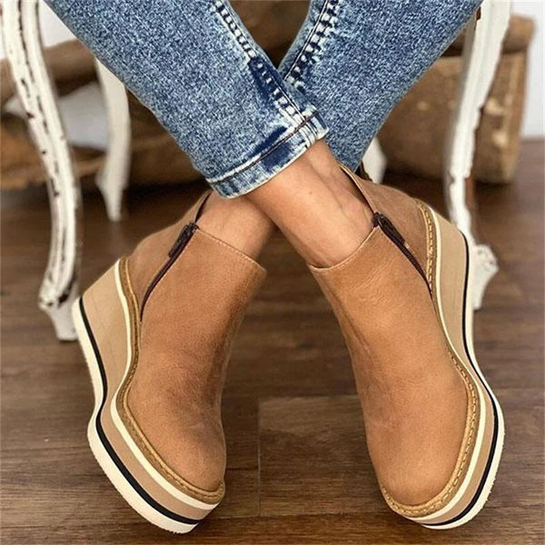 Olivia | Platform Ankle Boots