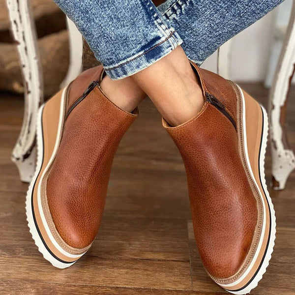 Olivia | Platform Ankle Boots