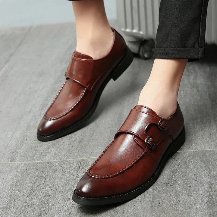 Hugh | Double-monk Strap Shoes