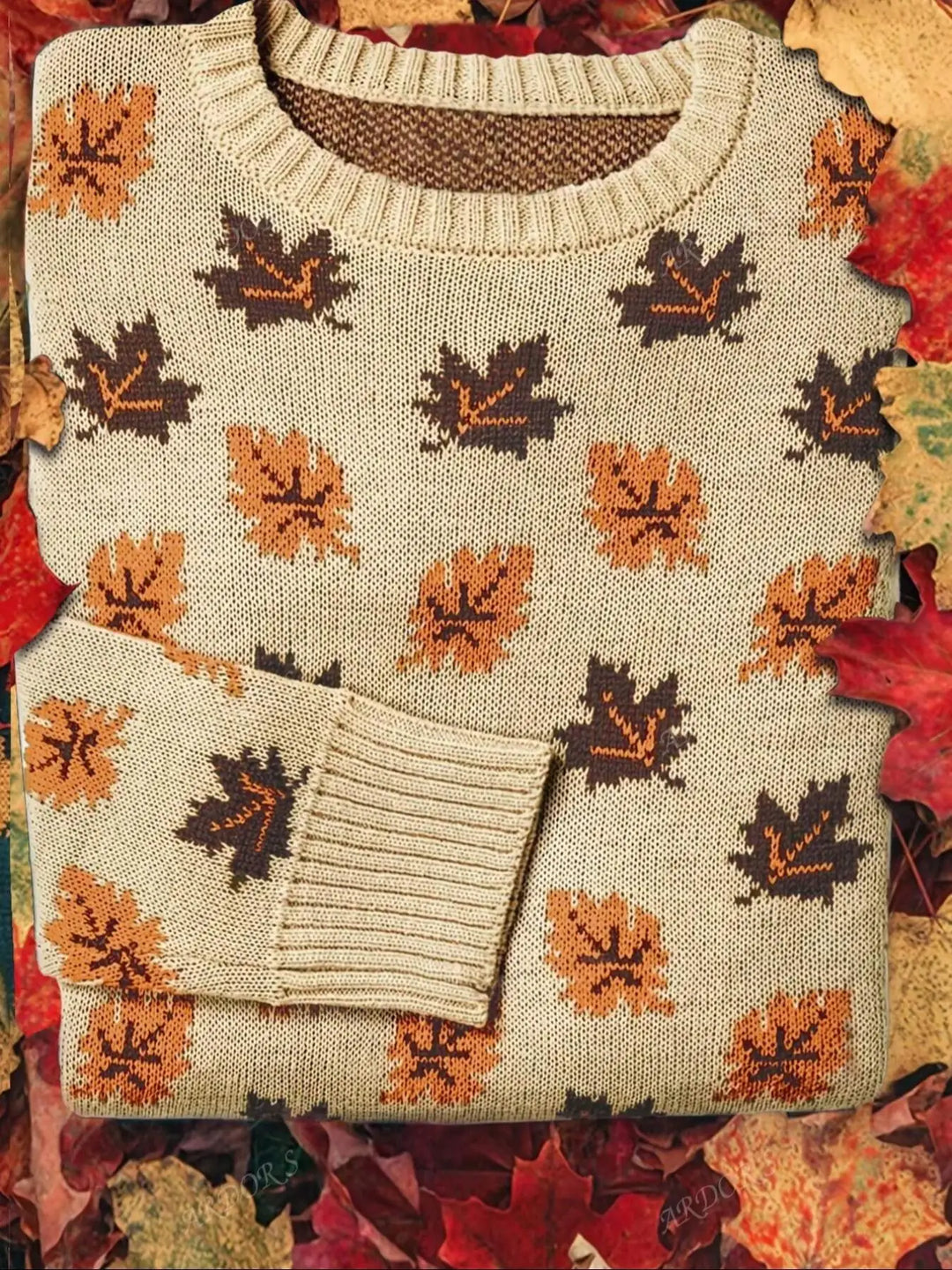 Verðandi | Vintage Icelandic Maple Leaf Jumper