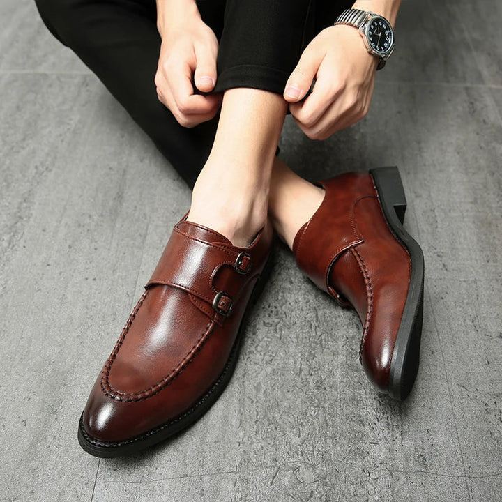 Hugh | Double-monk Strap Shoes